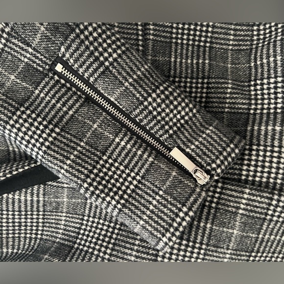 BCBG MAX AXAZRIA Valentina Glen Plaid Coat Size XS - Picture 4 of 7